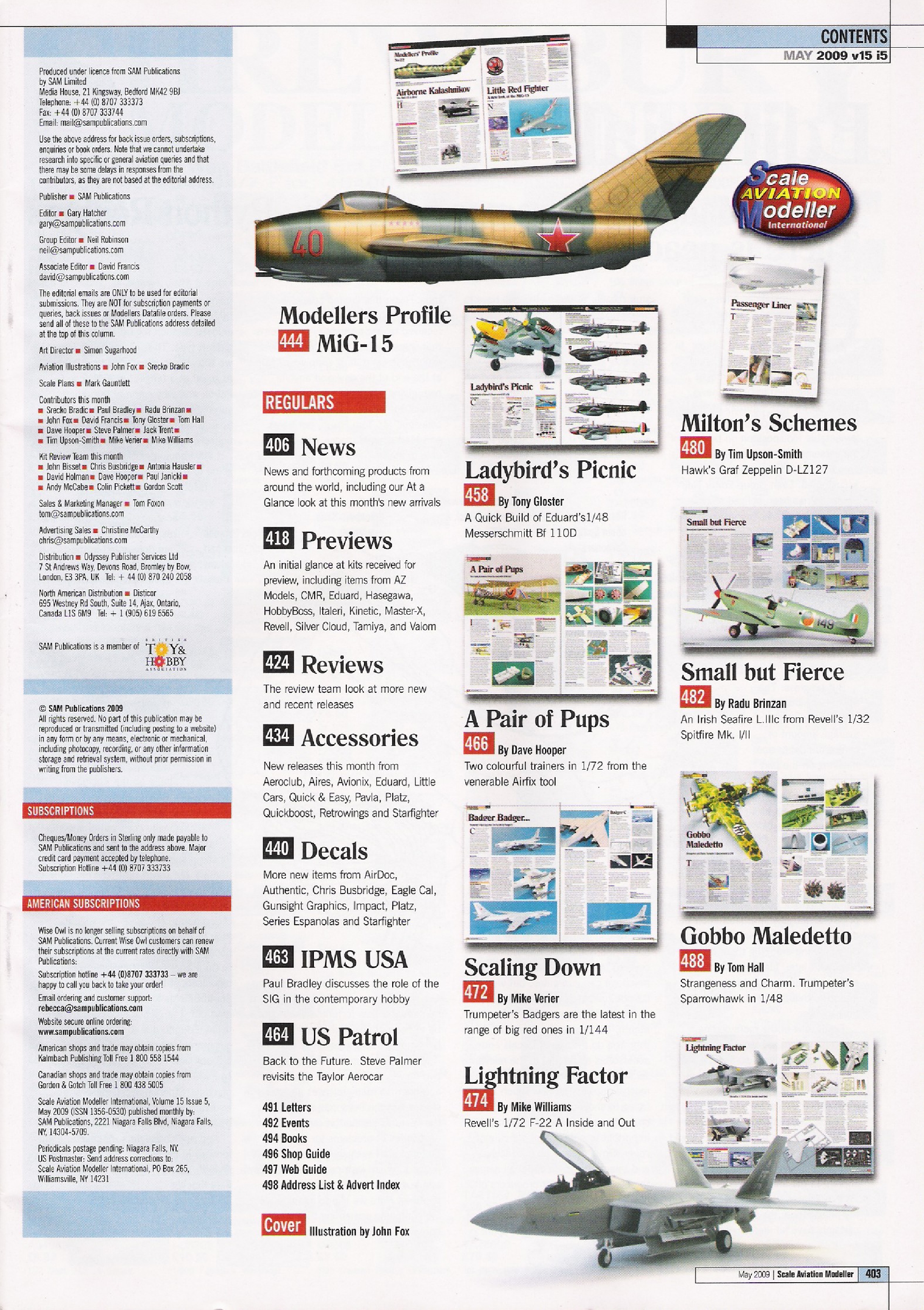 Scale Aviation Modeller International 2009-05